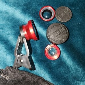 3 piece lens set for digital camera or cell phone